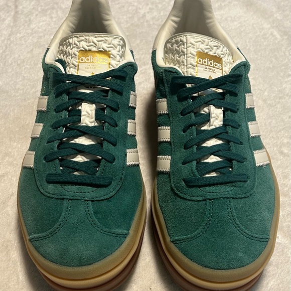 adidas Gazelle Bold Collegiate Green Gum Women's Size 7.5 IF7160 - Picture 3 of 8